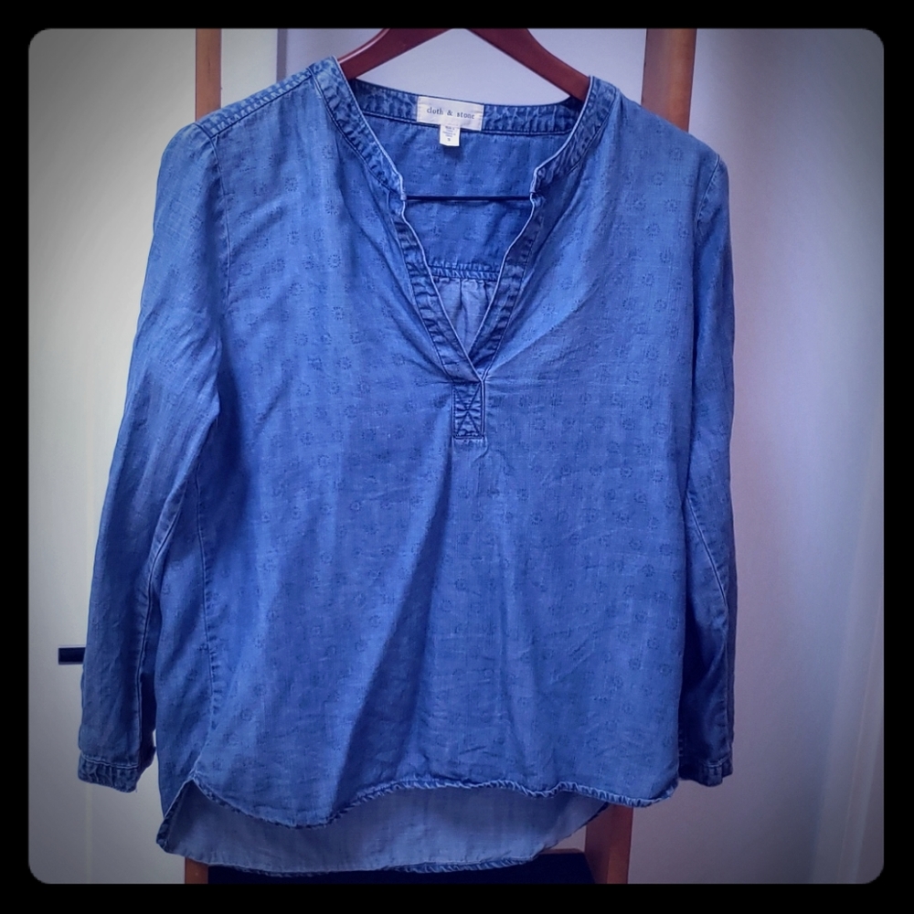 Super soft denim top